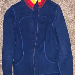 Vintage lululemon navy blue zip up!